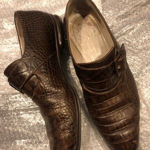 Giorgio Armani Vintage Croc  Oxfords